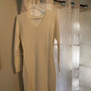 Oshlen Sweater Dress (belt not included)